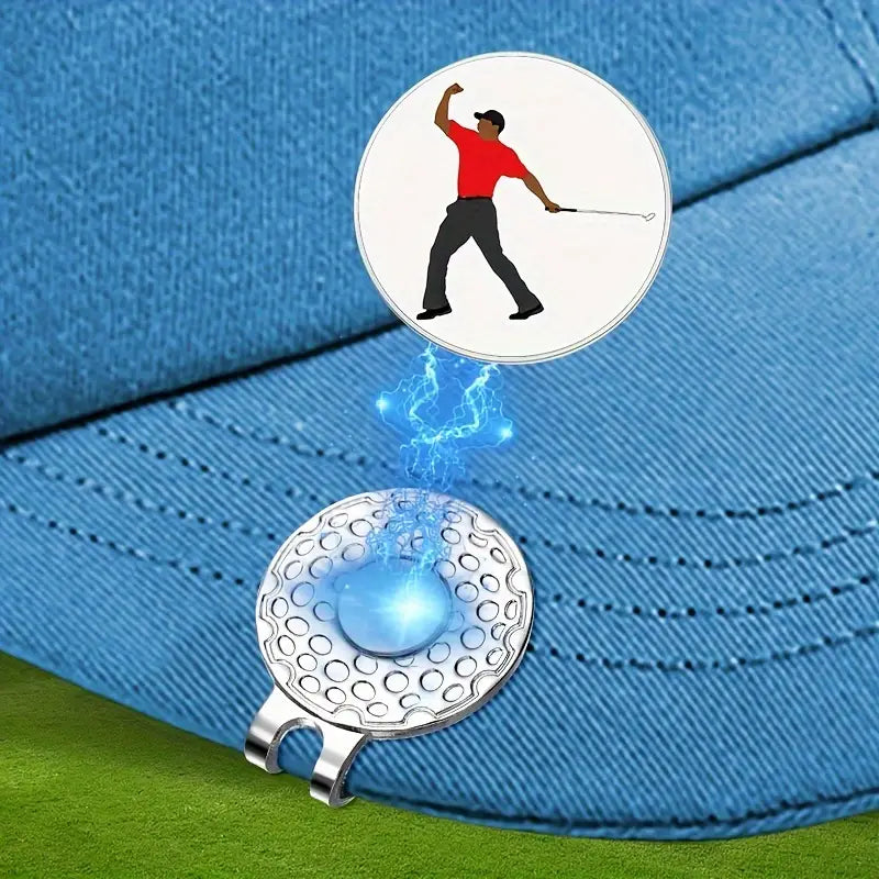 Marker with hat clip ⛳️TIGER Golf Marker– Never Lose Your Marker Again! 🎯