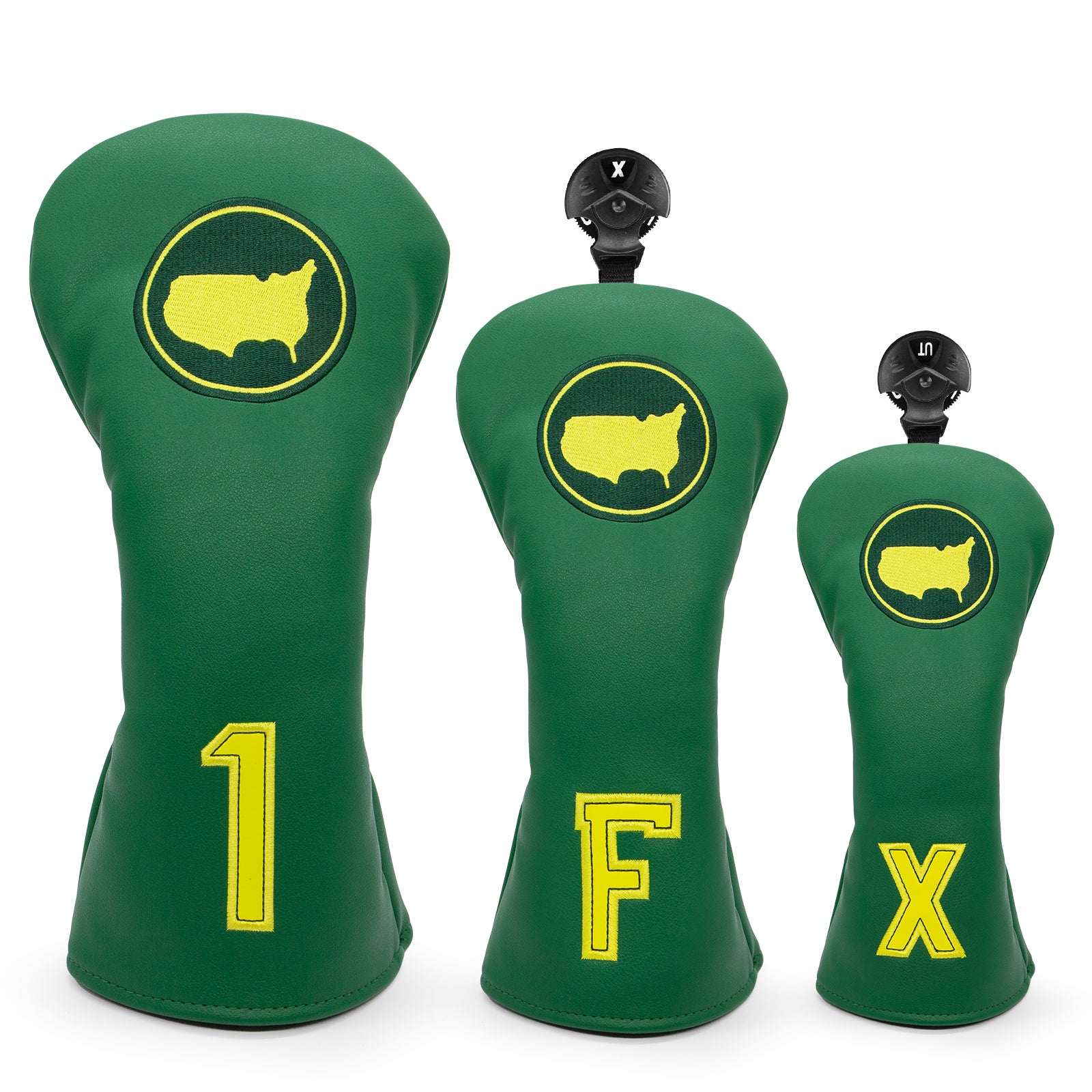 Green Masters Golf Club Headcovers (Driver, Wood, Hybrid)โ Fun, Durable, & Stylish! ๐ฆ๐๏ธโโ๏ธ