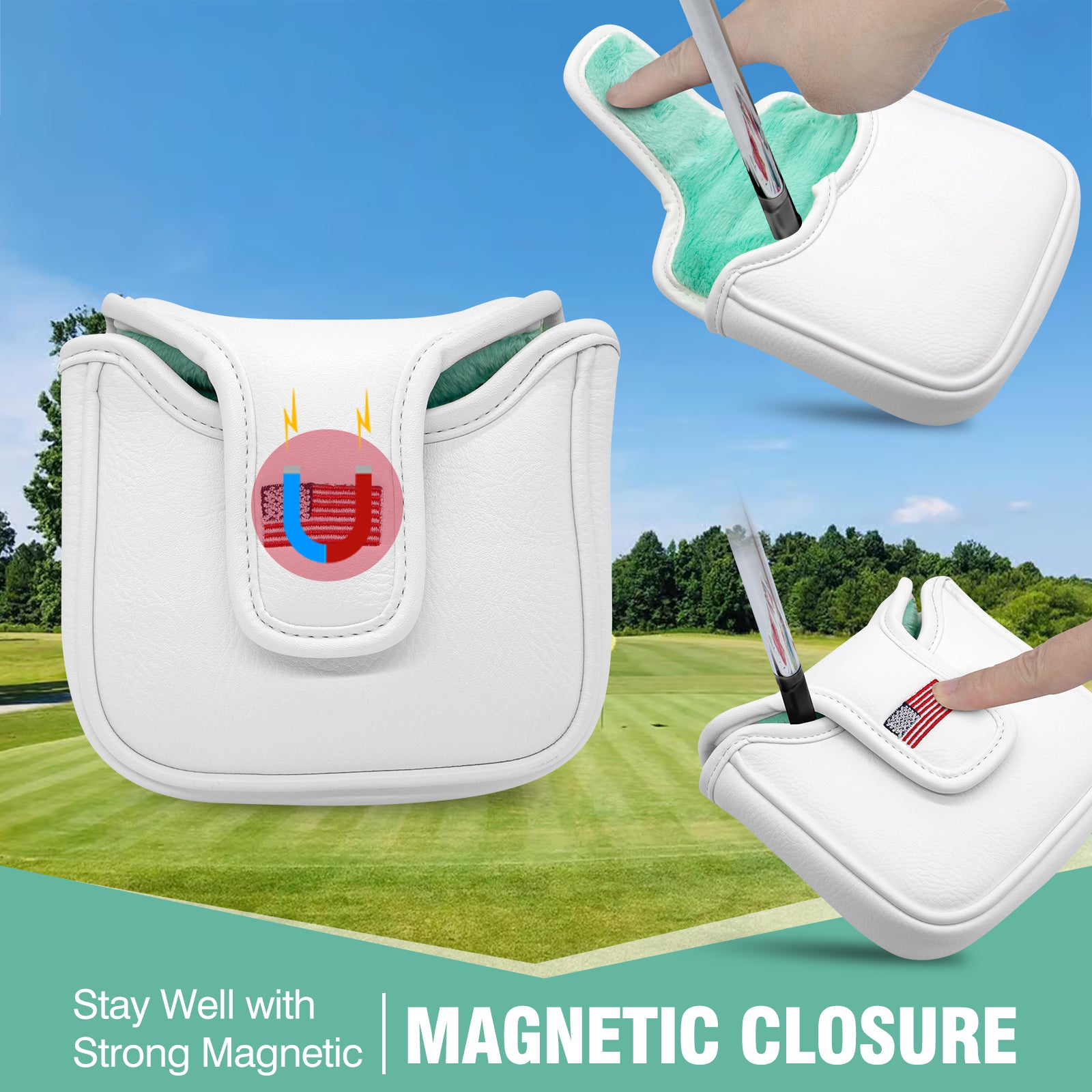 STILL STANDING Mallet Putter Cover β Sweet Style, Soft Feel, and a Hole-in-One Fit! π¦ποΈββοΈ