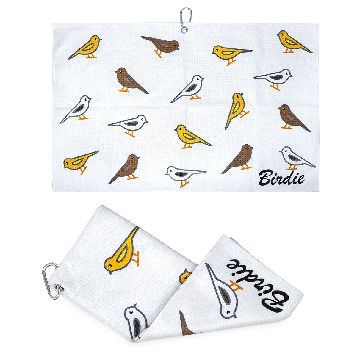 ⛳ Birdie Microfiber Golf Towel – Clean Up Your Game in Style! 🦅🎯