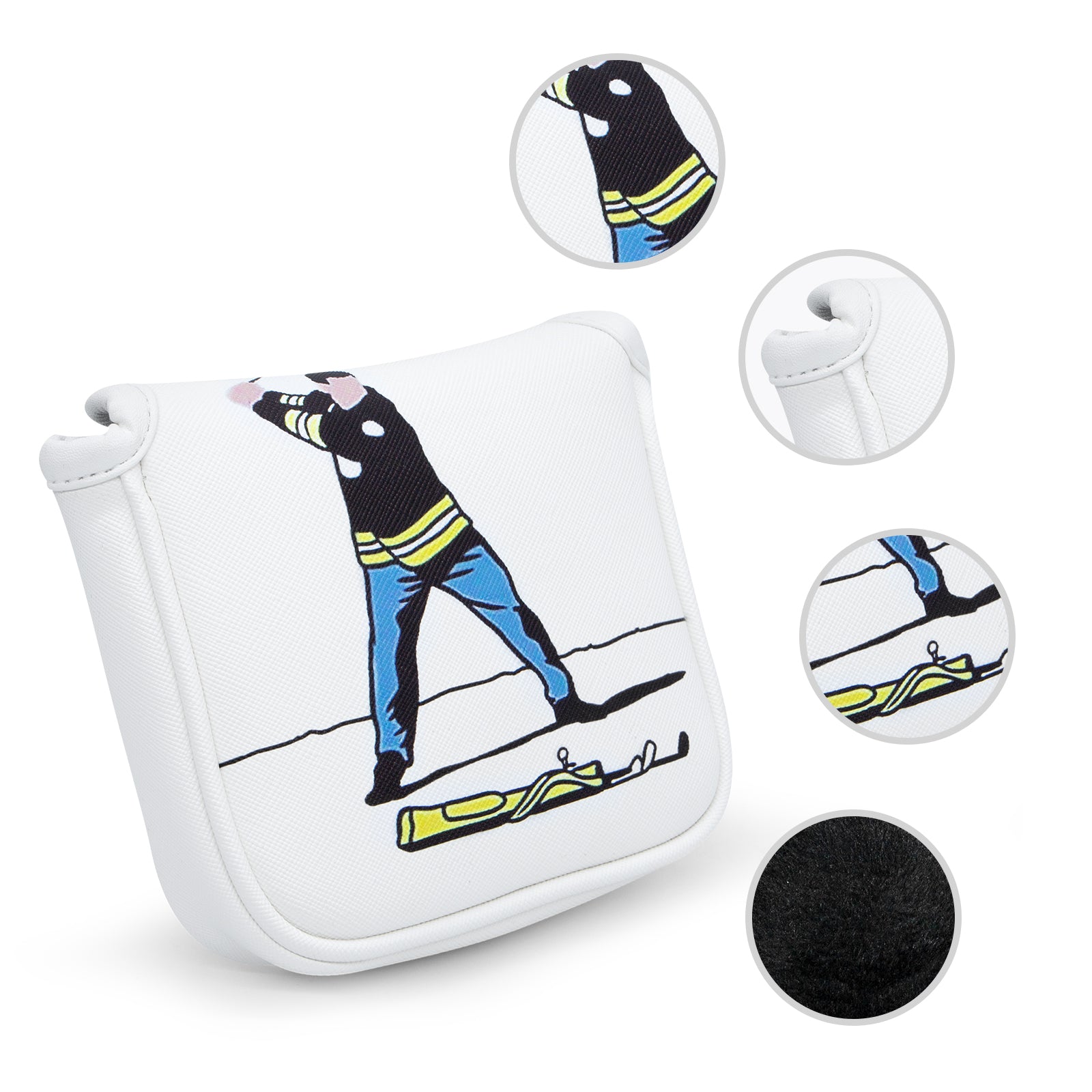 Gilmore White Mallet Putter Cover β Sweet Style, Soft Feel, and a Hole-in-One Fit! π¦ποΈββοΈ
