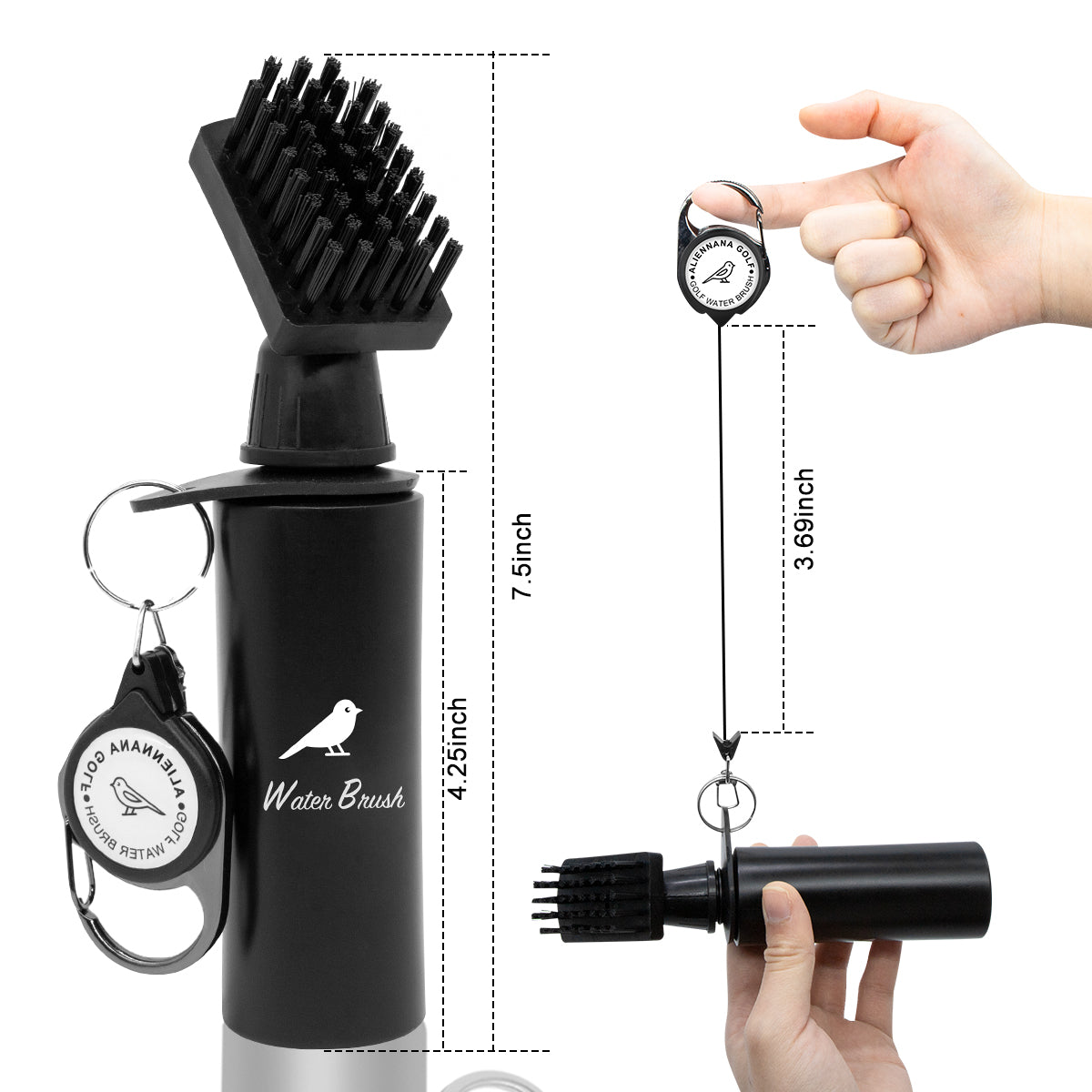 β³ Squeeze & Clean Golf Club Brush β Water Bottle + Brush Combo! ποΈββοΈπ§