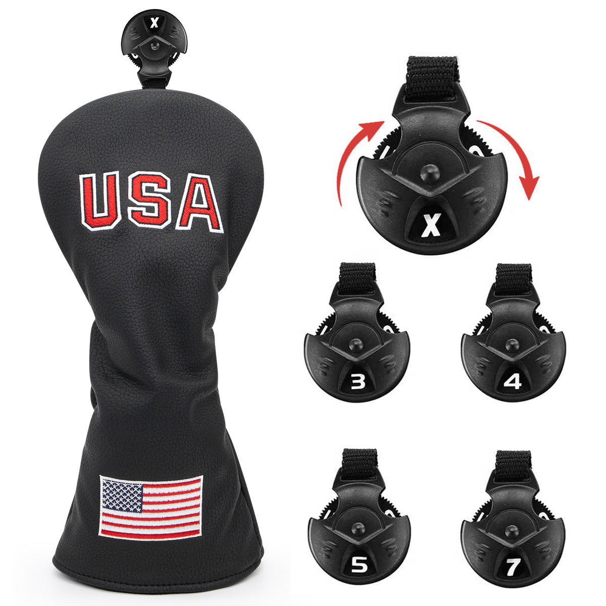 USA Golf Club Headcovers (Driver, Wood, Hybrid)β Fun, Durable, & Stylish! π¦ποΈββοΈ