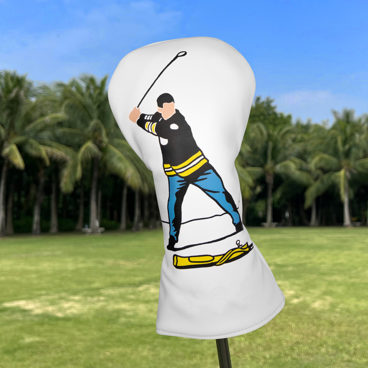 Gilmore White Golf Club Headcovers (Driver, Wood, Hybrid)β Fun, Durable, & Stylish! π¦ποΈββοΈ