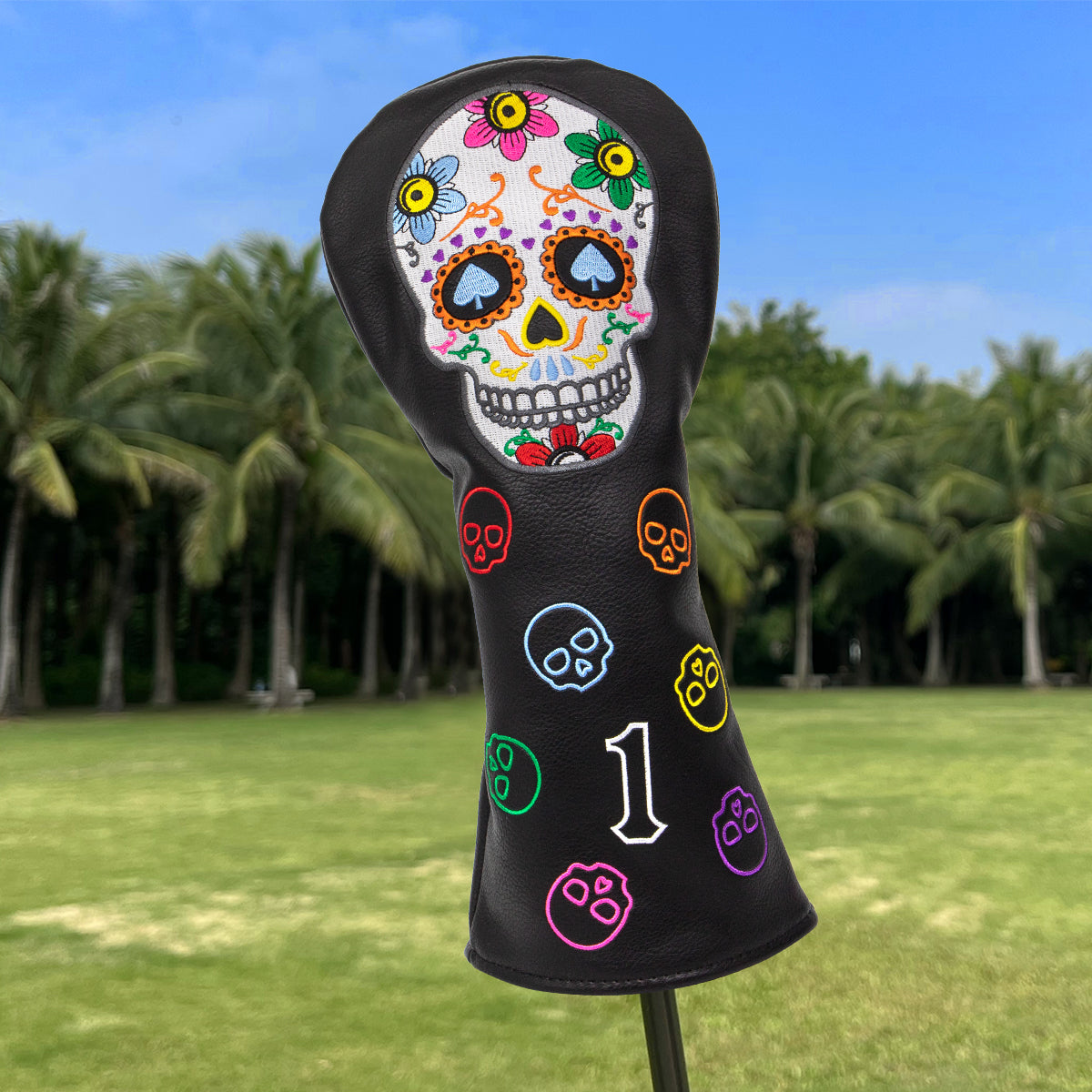 Sugar Skull Golf Club Headcovers (Driver, Wood, Hybrid)β Fun, Durable, & Stylish! π¦ποΈββοΈ