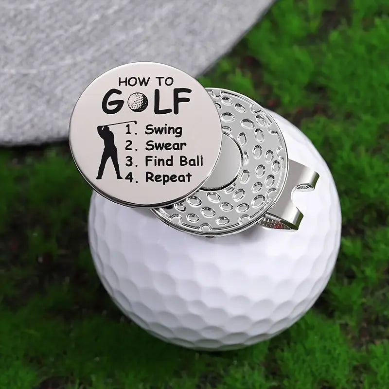 Marker with hat clip ⛳️ HOW TO GOLF Marker– Never Lose Your Marker Again! 🎯