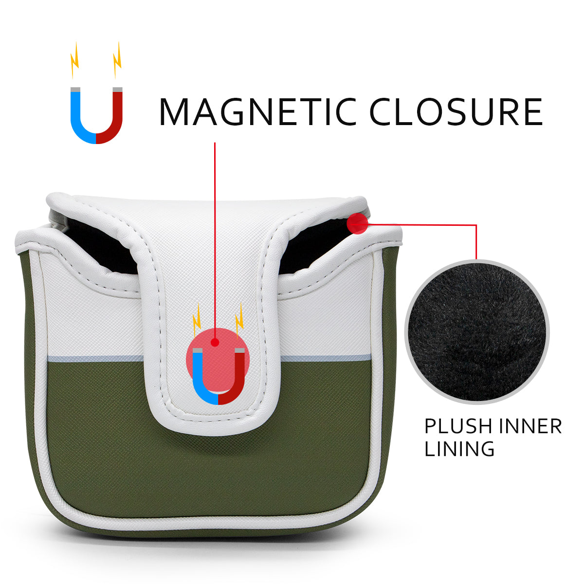 Just Tap it In Mallet Putter Cover β Sweet Style, Soft Feel, and a Hole-in-One Fit! π¦ποΈββοΈ