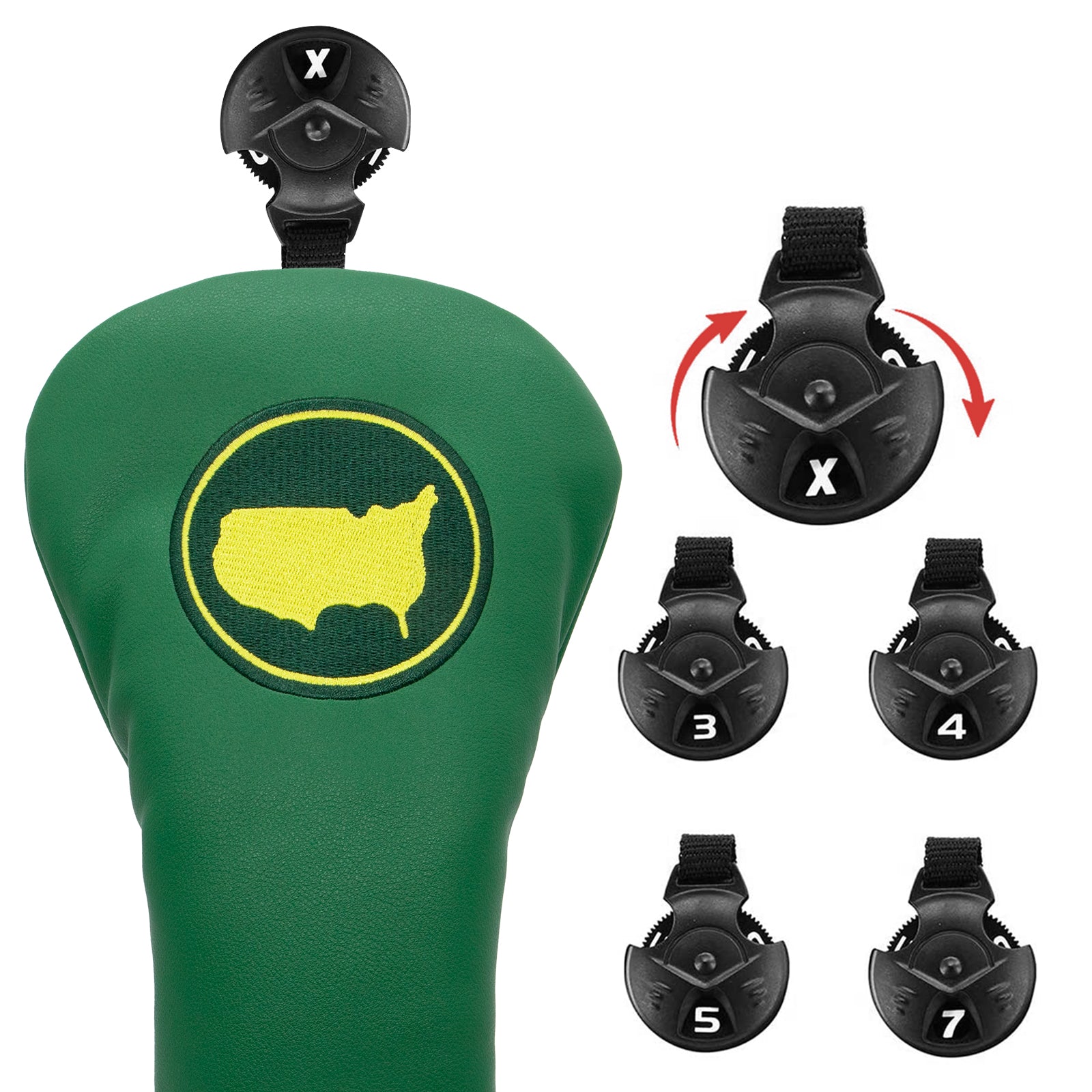 Green Masters Golf Club Headcovers (Driver, Wood, Hybrid)β Fun, Durable, & Stylish! π¦ποΈββοΈ