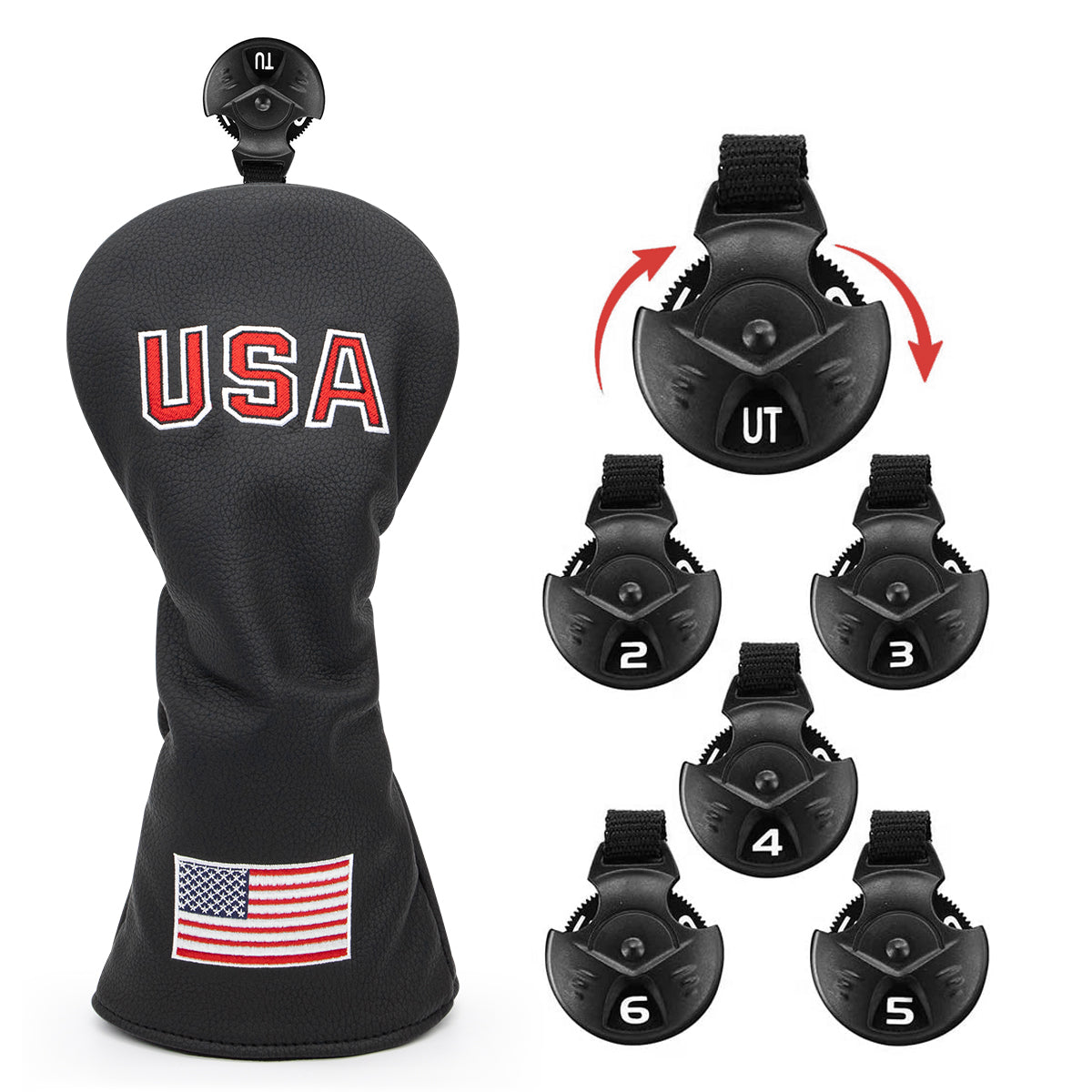 USA Golf Club Headcovers (Driver, Wood, Hybrid)β Fun, Durable, & Stylish! π¦ποΈββοΈ
