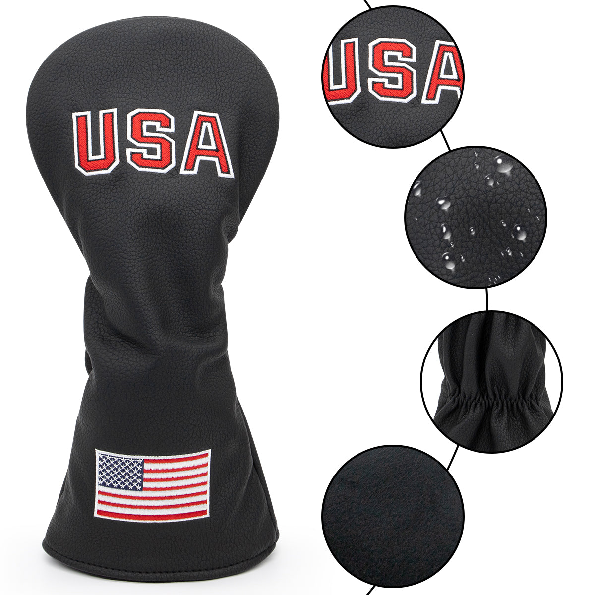 USA Golf Club Headcovers (Driver, Wood, Hybrid)β Fun, Durable, & Stylish! π¦ποΈββοΈ