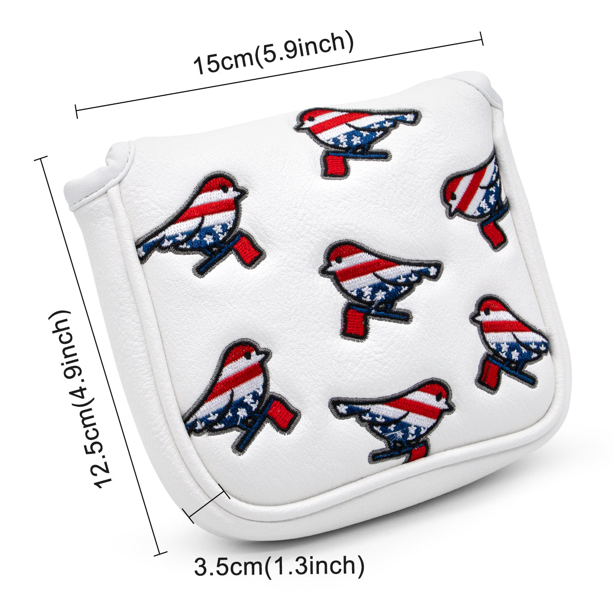 Patriotic Birdies Mallet Putter Cover β Sweet Style, Soft Feel, and a Hole-in-One Fit! π¦ποΈββοΈ