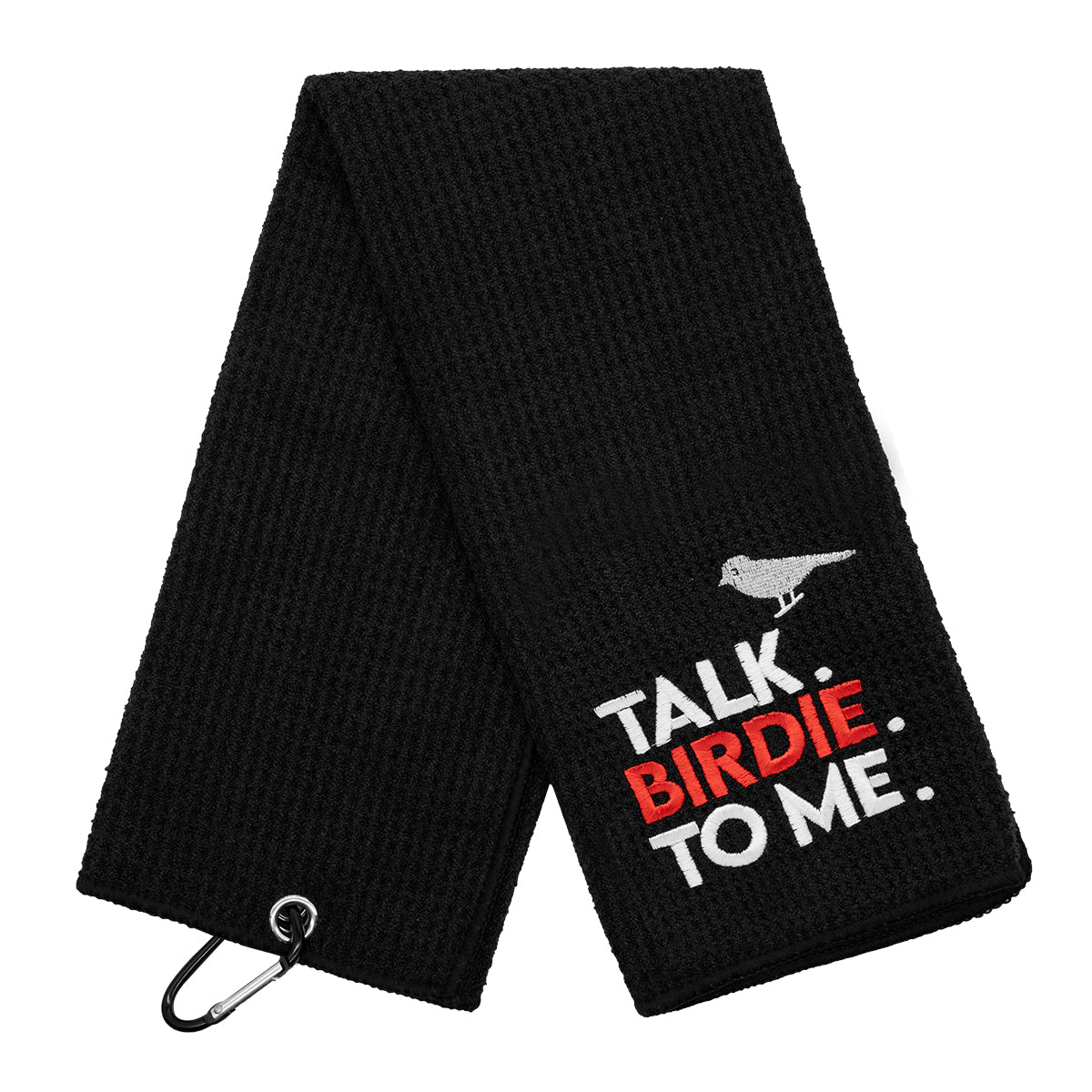 ⛳ Microfiber Golf Towel – "Talk Birdie to Me" for the Win! 🎯💥