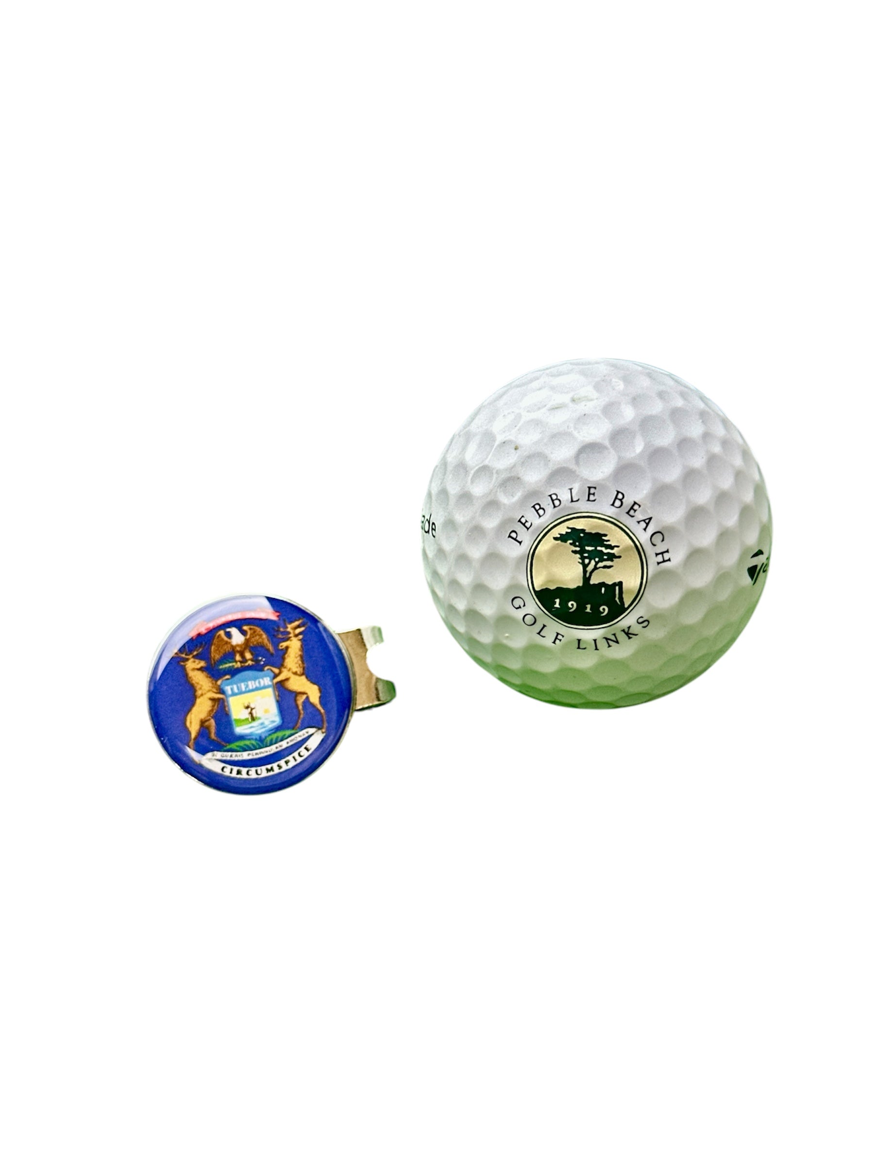 ⛳️ Magnetic Golf Marker – Show Your State (Michigan) Pride While You Play! 🦅🌸🐻