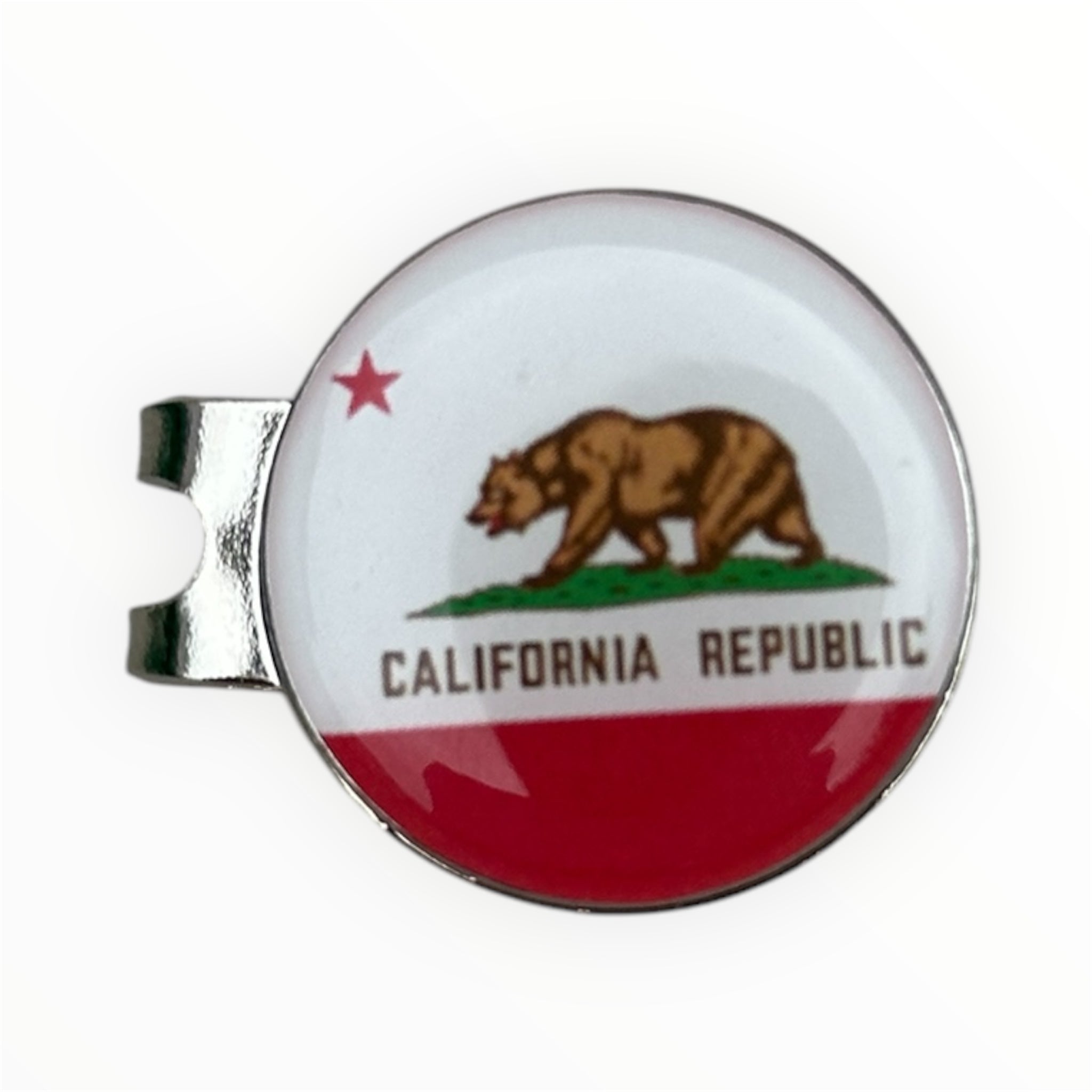 ⛳️ Magnetic Golf Marker – Show Your State (California) Pride While You Play! 🦅🌸🐻