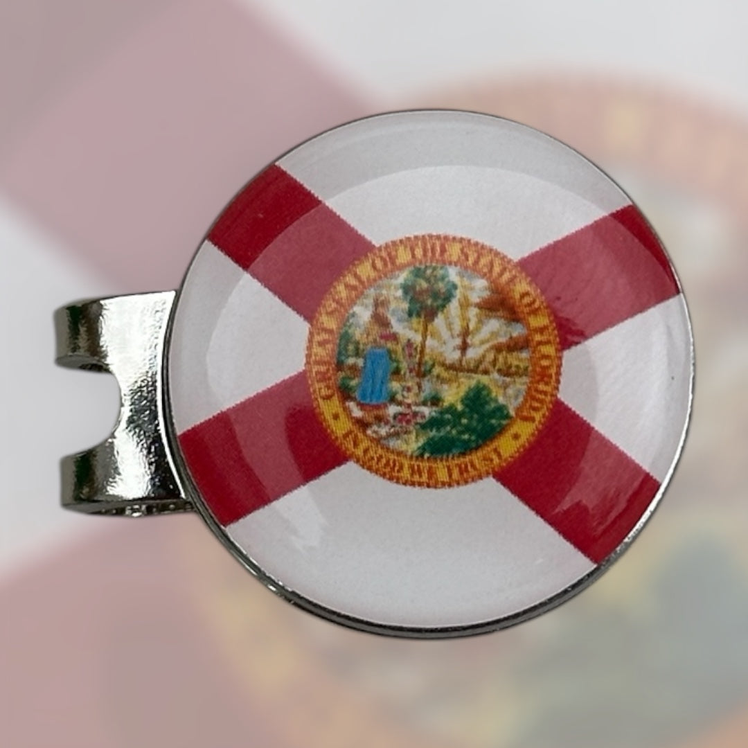 ⛳️ Magnetic Golf Marker – Show Your State (Florida) Pride While You Play! 🦅🌸🐻