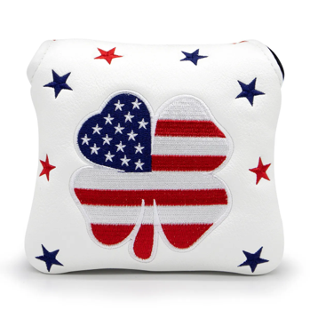 American Flag (white) Mallet Putter Cover โ Sweet Style, Soft Feel, and a Hole-in-One Fit! ๐ฆ๐๏ธโโ๏ธ