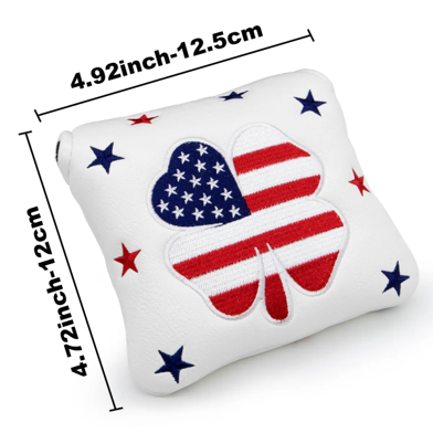American Flag (white) Mallet Putter Cover β Sweet Style, Soft Feel, and a Hole-in-One Fit! π¦ποΈββοΈ