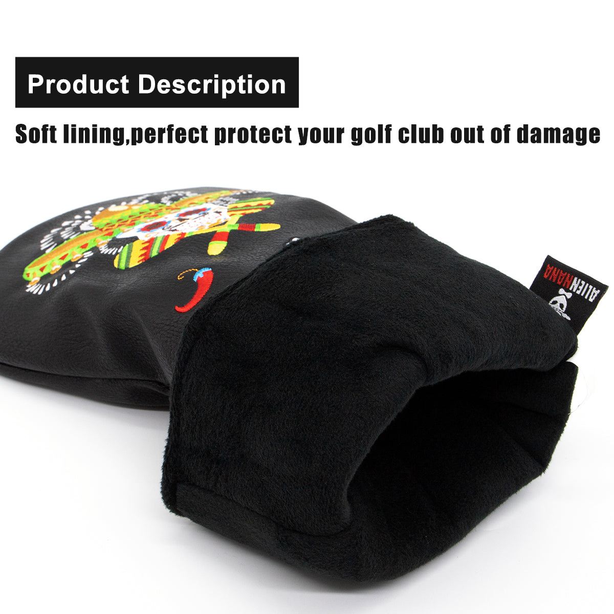 Sugar Skull with Ribbons Golf Club Headcovers (Driver, Wood, Hybrid)β Fun, Durable, & Stylish! π¦ποΈββοΈ