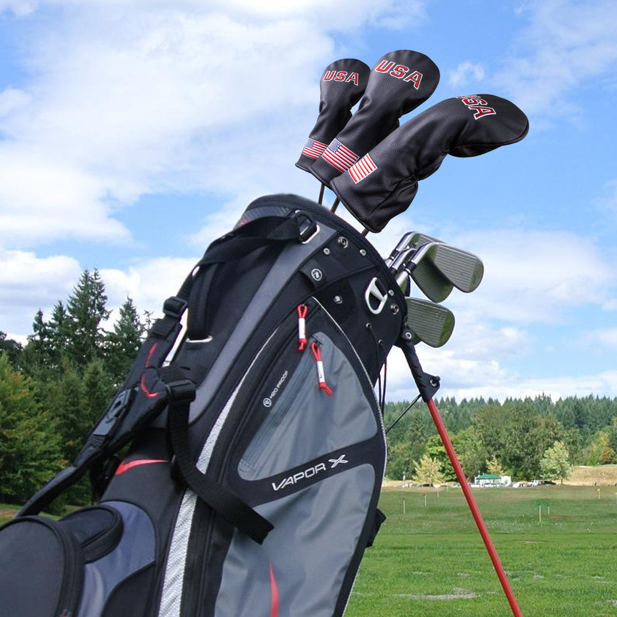 USA Golf Club Headcovers (Driver, Wood, Hybrid)β Fun, Durable, & Stylish! π¦ποΈββοΈ