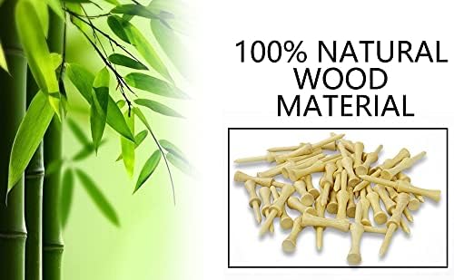 ⛳ Step Down Wooden Golf Tees – Eco-Friendly & Ready to Tee Off! 🌿🔥
