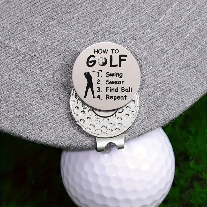 Marker with hat clip ⛳️ HOW TO GOLF Marker– Never Lose Your Marker Again! 🎯