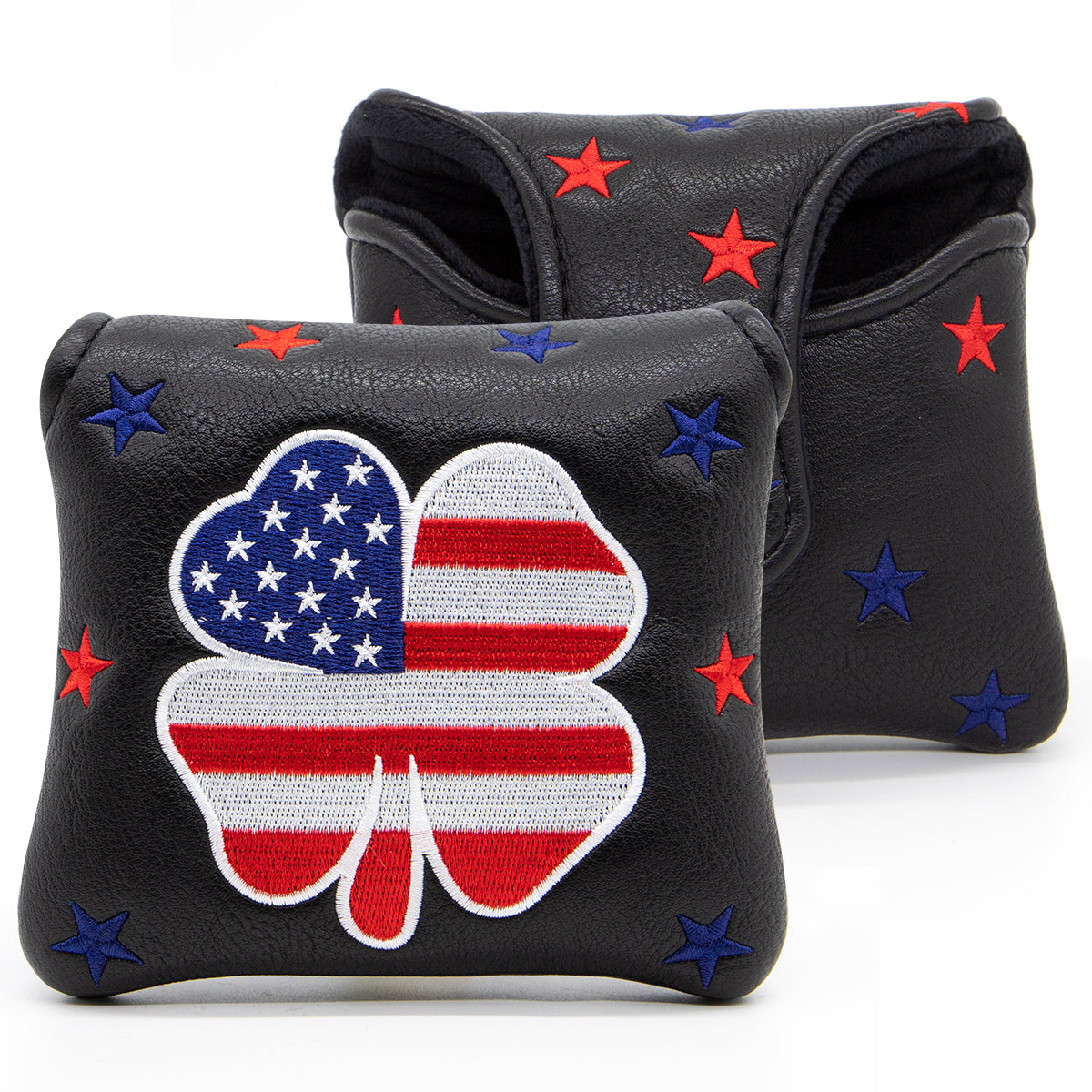 American Flag (Black & Red) Mallet Putter Cover โ Sweet Style, Soft Feel, and a Hole-in-One Fit! ๐ฆ๐๏ธโโ๏ธ