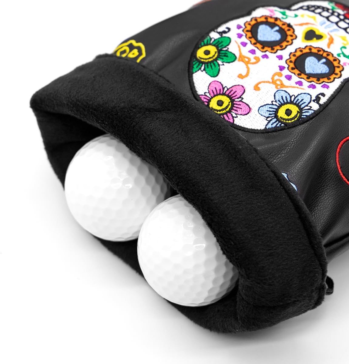 π Sugar Skull Golf Pouch β Bold, Stylish & Built for the Green! π