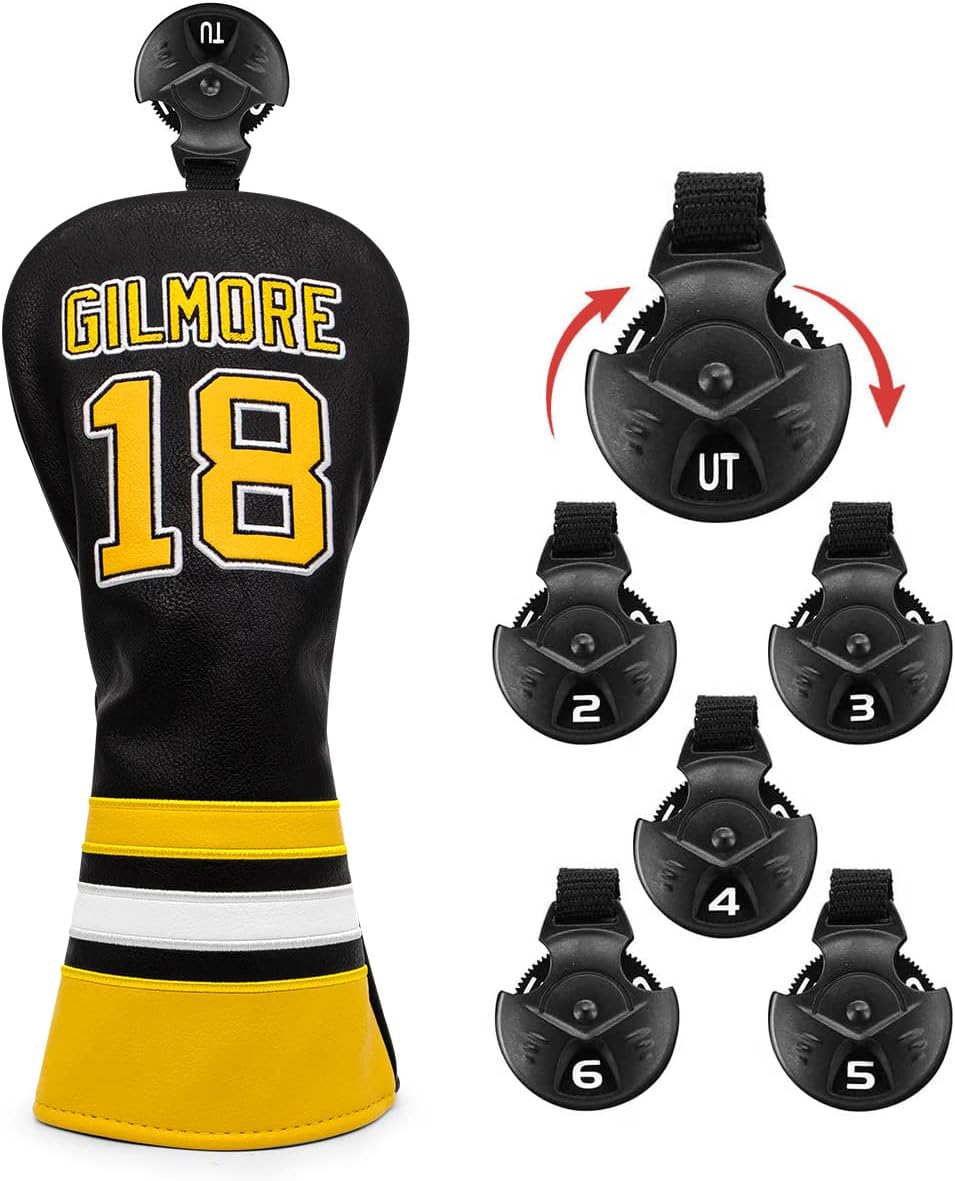 GILMORE 18 Golf Club Headcovers (Driver, Wood, Hybrid)β Fun, Durable, & Stylish! π¦ποΈββοΈ