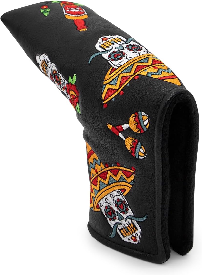 Sugar Skull Blade Putter Cover(No Ribbon) β Sweet Style, Soft Feel, and a Hole-in-One Fit! π¦ποΈββοΈ