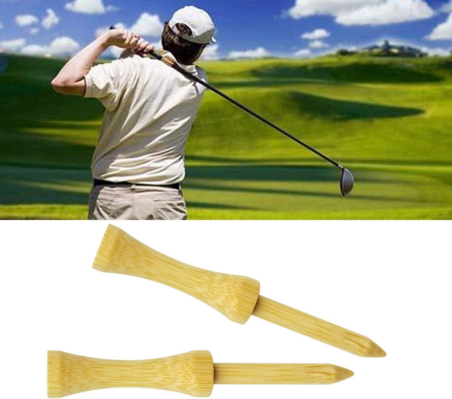 ⛳ Step Down Wooden Golf Tees – Eco-Friendly & Ready to Tee Off! 🌿🔥