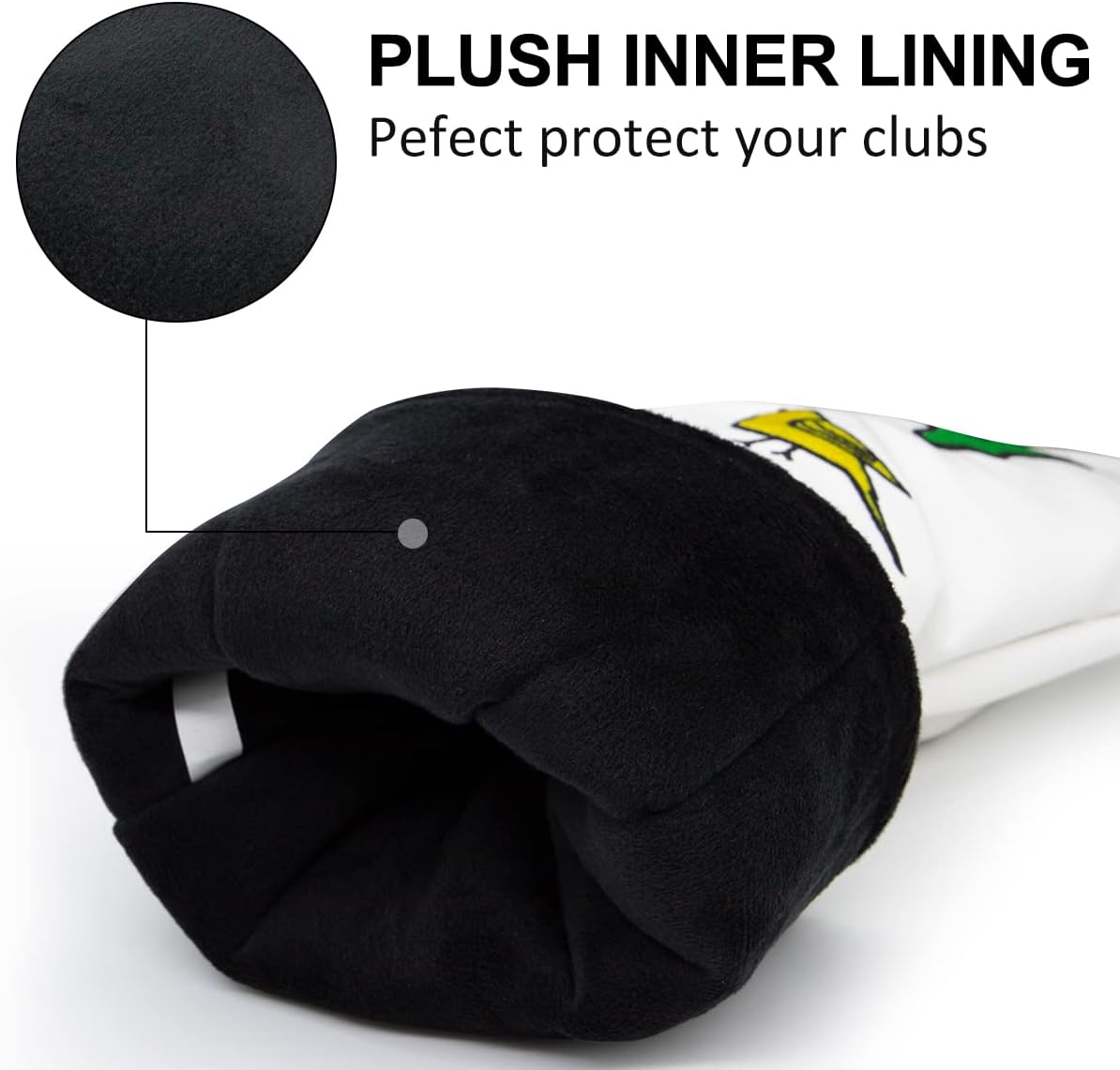BIRDIE On Green Golf Club Headcovers (Driver, Wood, Hybrid)β Fun, Durable, & Stylish! π¦ποΈββοΈ