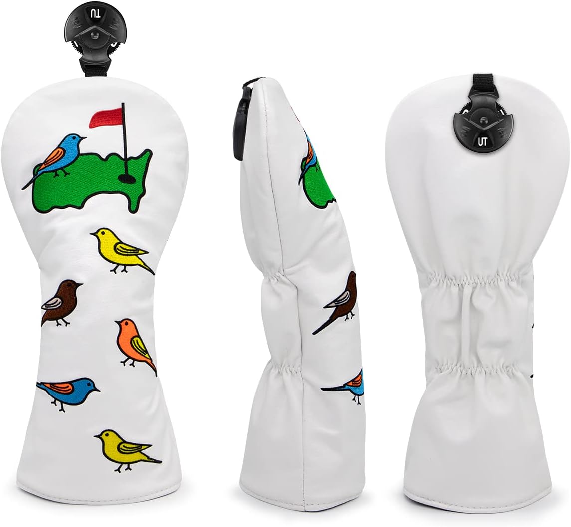 BIRDIE On Green Golf Club Headcovers (Driver, Wood, Hybrid)β Fun, Durable, & Stylish! π¦ποΈββοΈ