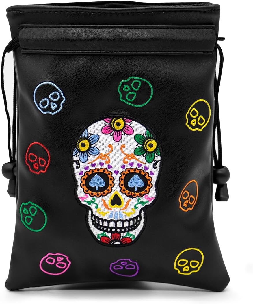 π Sugar Skull Golf Pouch β Bold, Stylish & Built for the Green! π