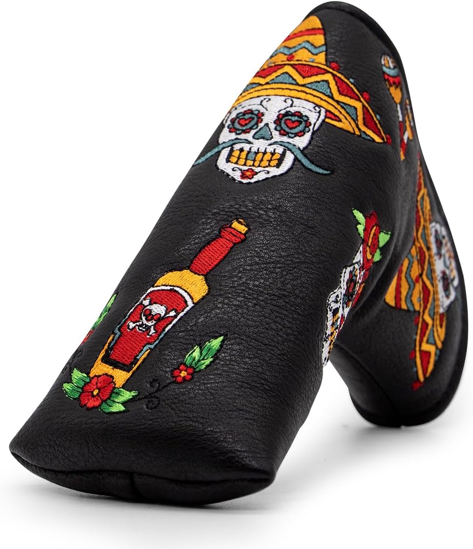 Sugar Skull Blade Putter Cover(No Ribbon) β Sweet Style, Soft Feel, and a Hole-in-One Fit! π¦ποΈββοΈ