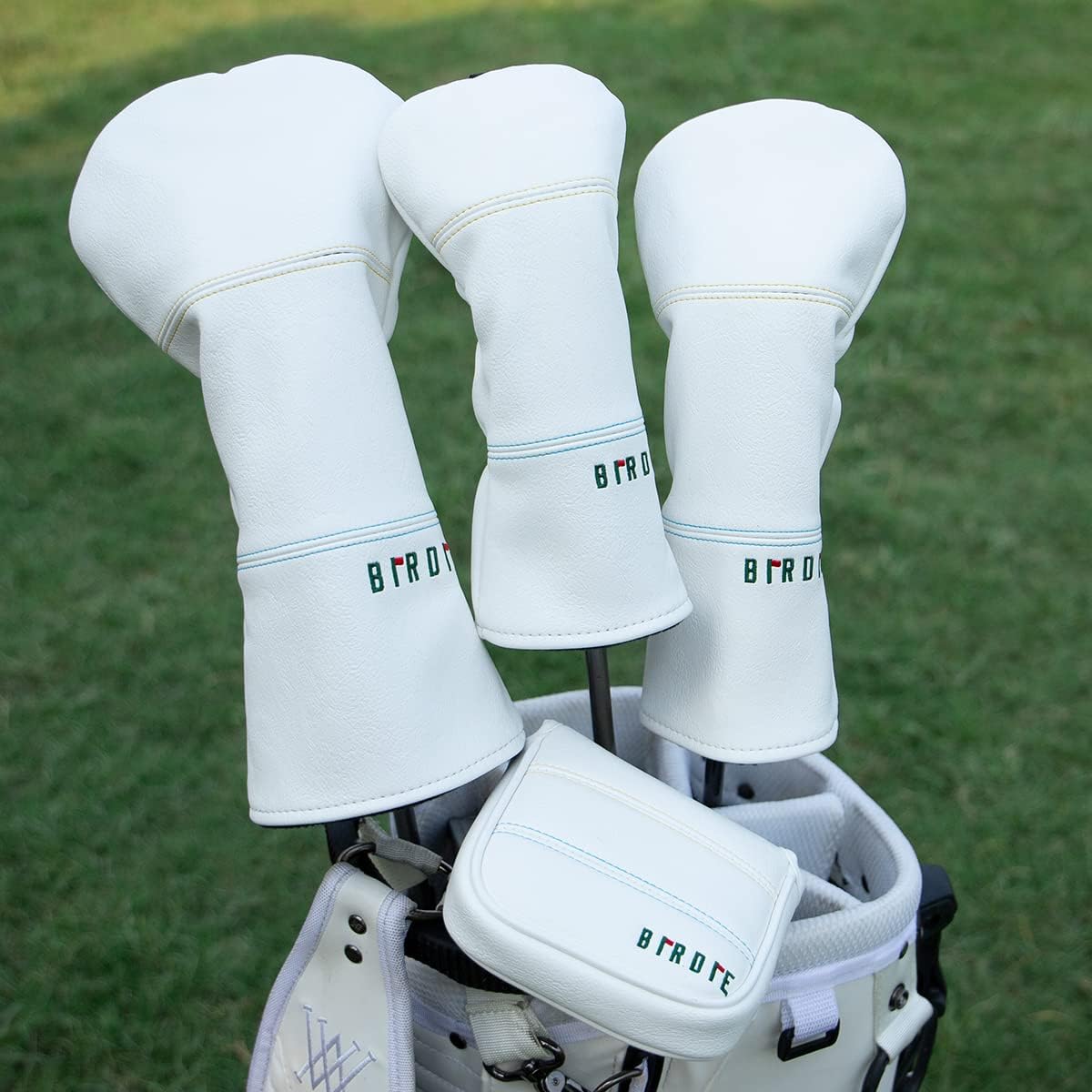 Birdie White Mallet Putter Cover β Sweet Style, Soft Feel, and a Hole-in-One Fit! π¦ποΈββοΈ