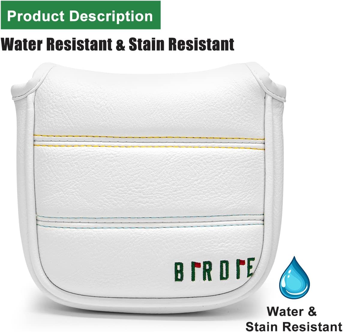 Birdie White Mallet Putter Cover β Sweet Style, Soft Feel, and a Hole-in-One Fit! π¦ποΈββοΈ