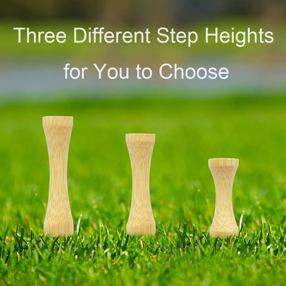 ⛳ Step Down Wooden Golf Tees – Eco-Friendly & Ready to Tee Off! 🌿🔥