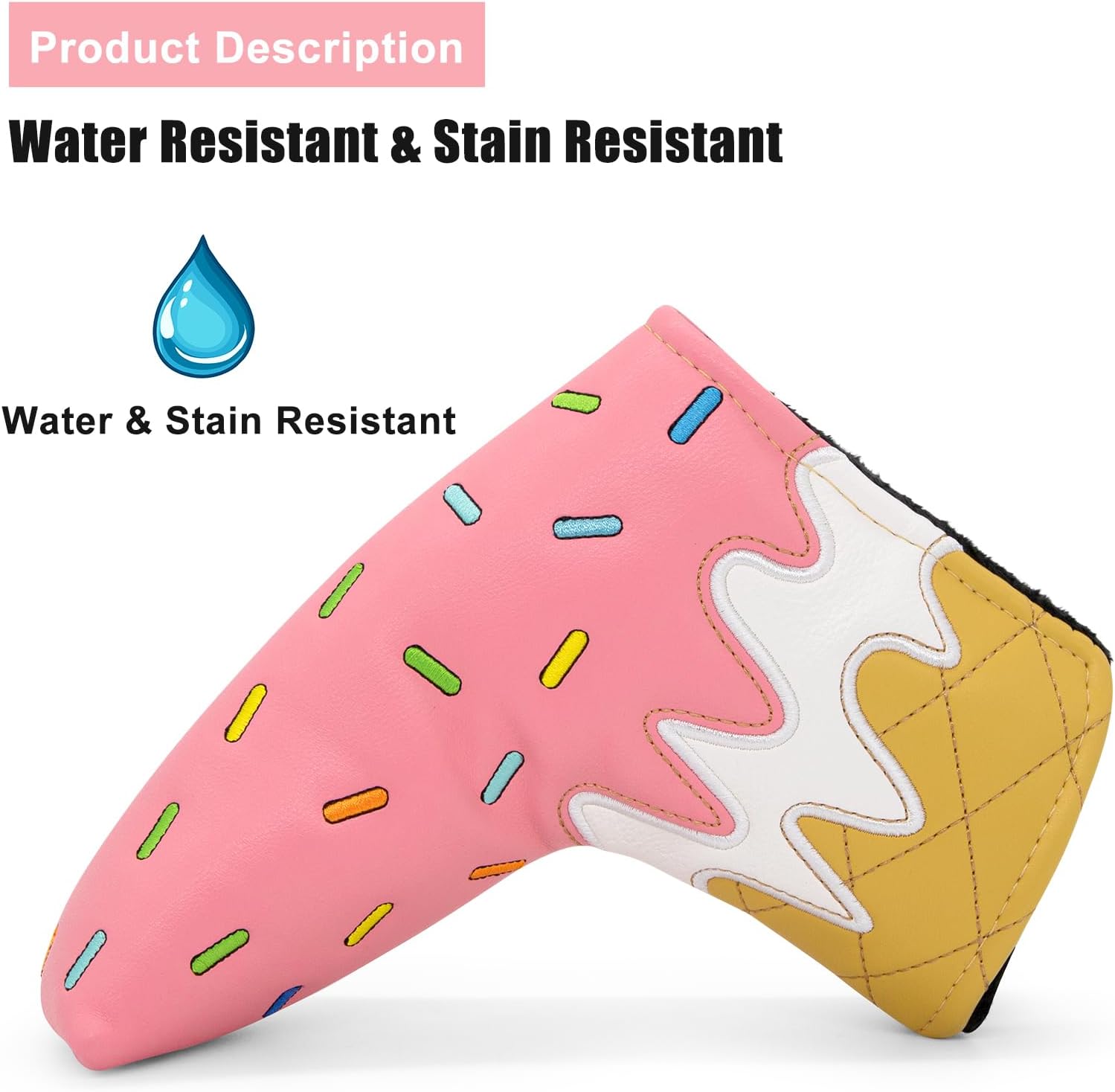 Ice Cream Blade Putter Cover β Sweet Style, Soft Feel, and a Hole-in-One Fit! π¦ποΈββοΈ