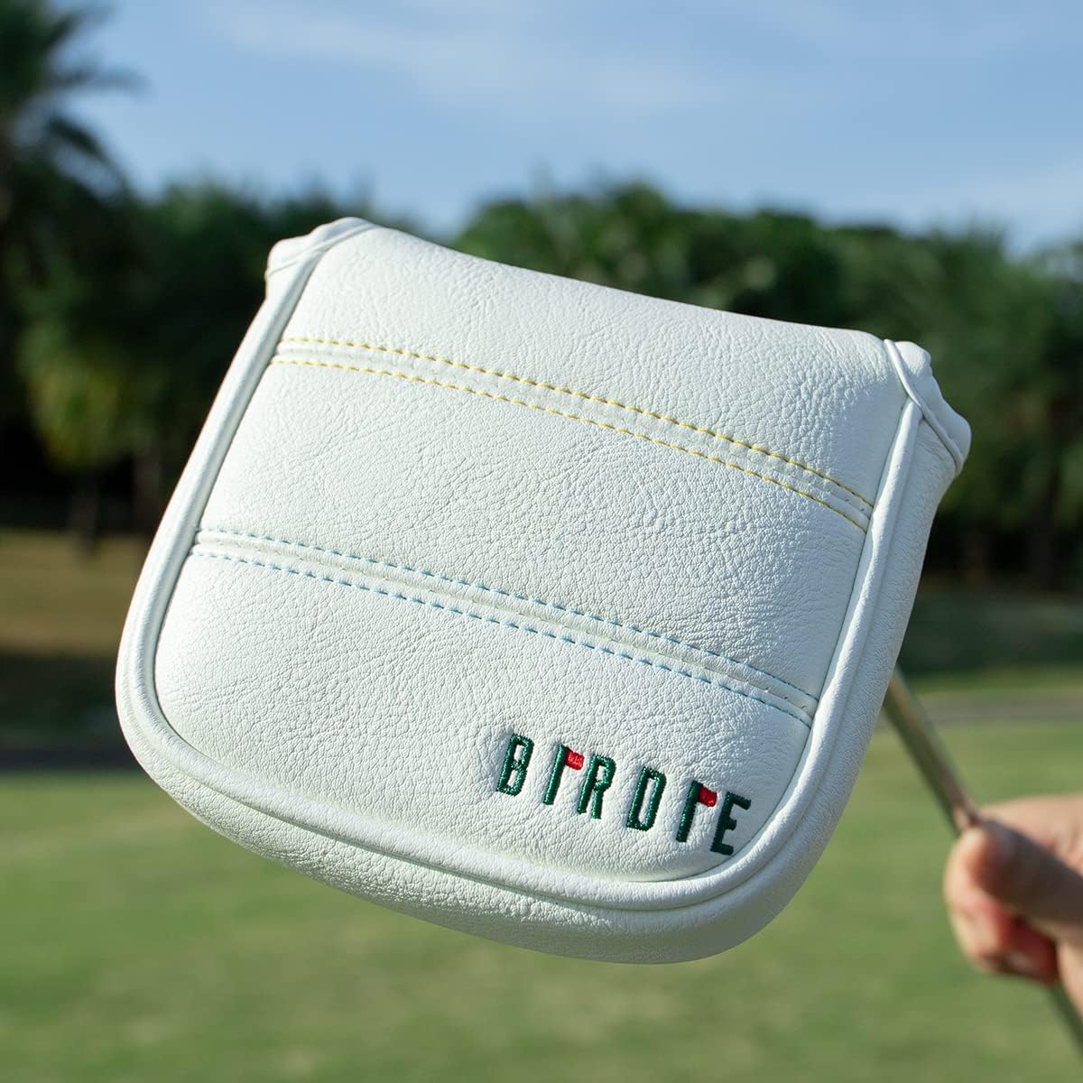 Birdie White Mallet Putter Cover β Sweet Style, Soft Feel, and a Hole-in-One Fit! π¦ποΈββοΈ
