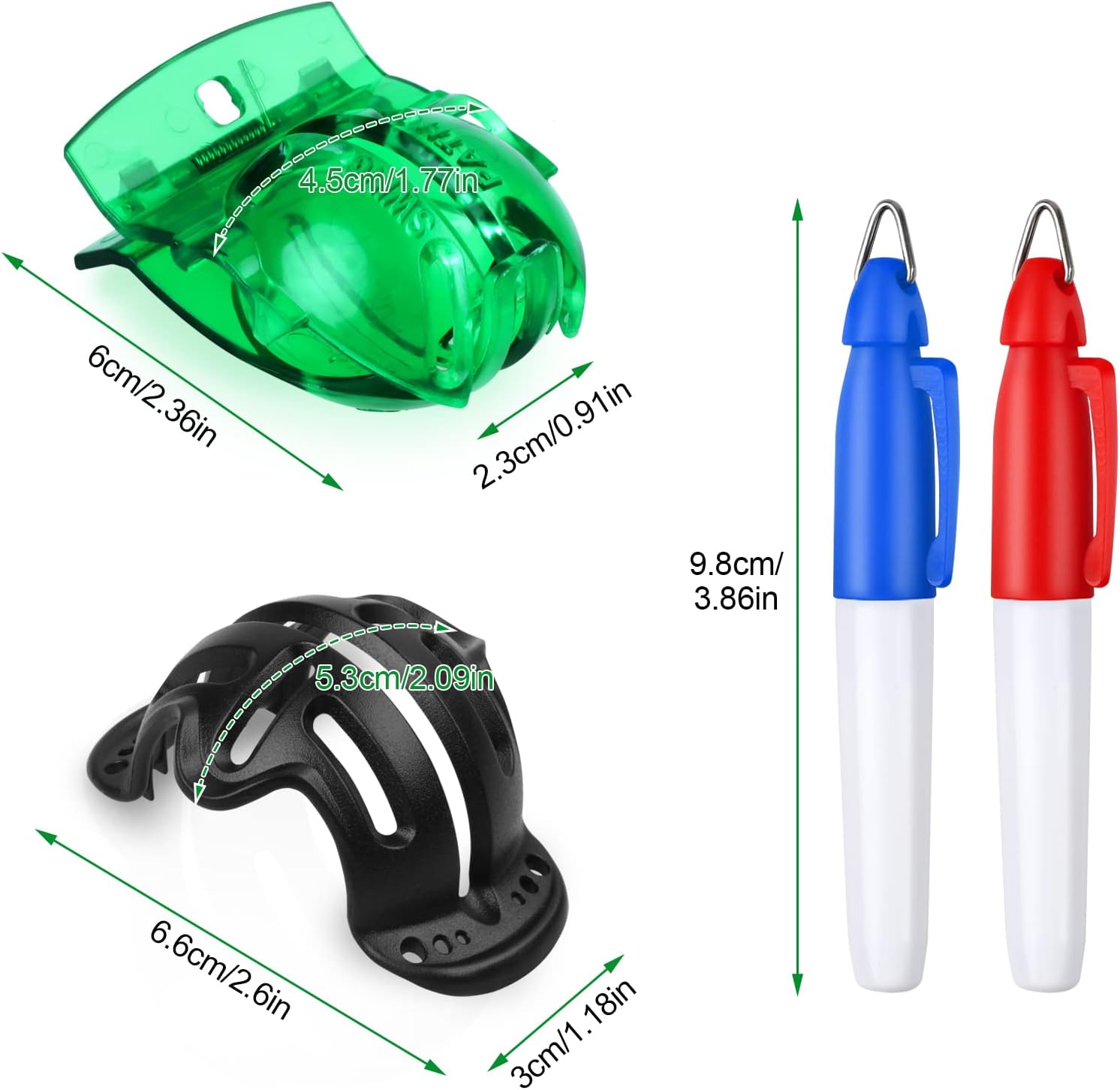 Precision Golf Ball Marker - Accurate Alignment for Perfect Putt, Durable, Easy-to-Use, and Portable