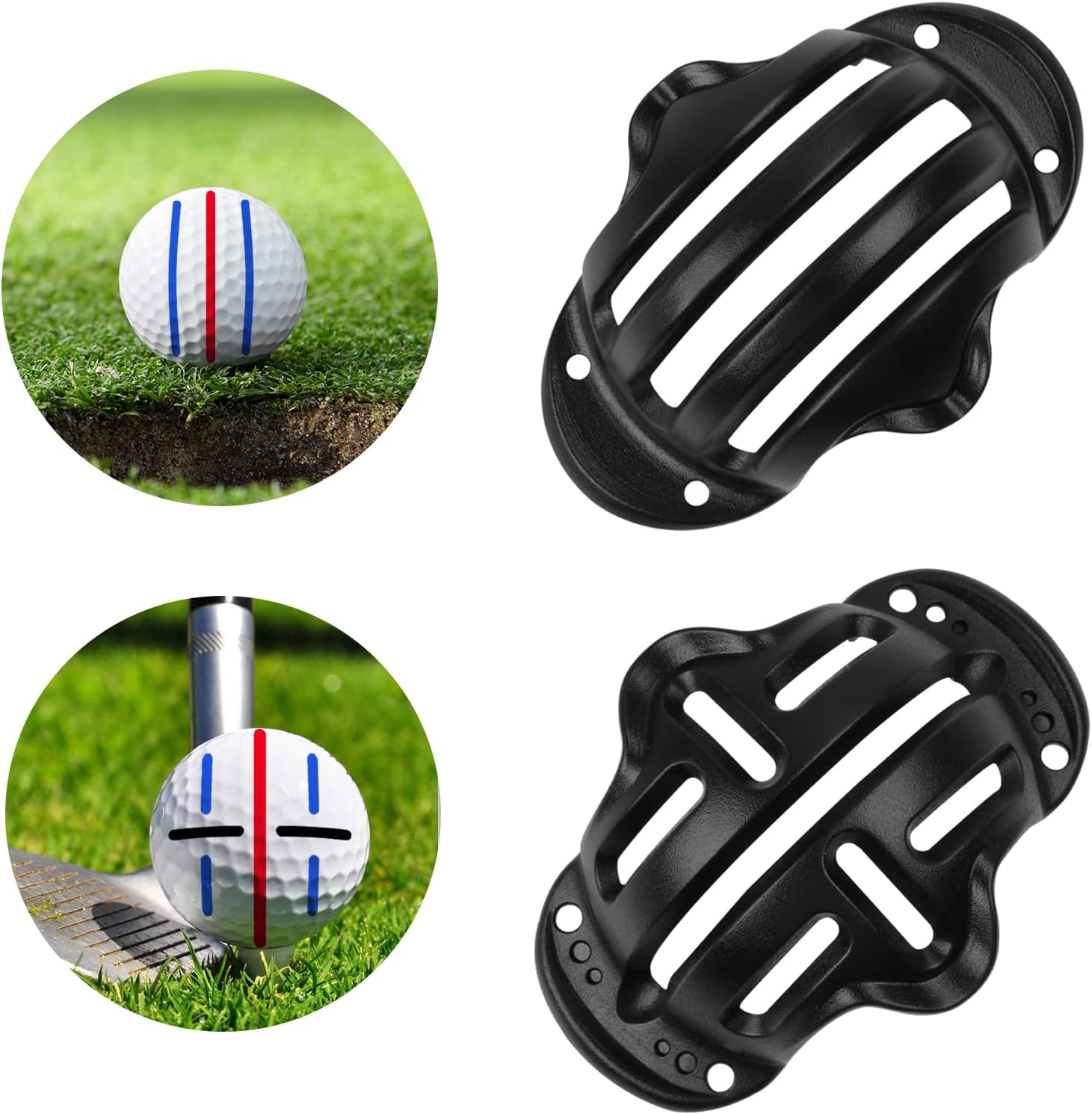 Precision Golf Ball Marker - Accurate Alignment for Perfect Putt, Durable, Easy-to-Use, and Portable