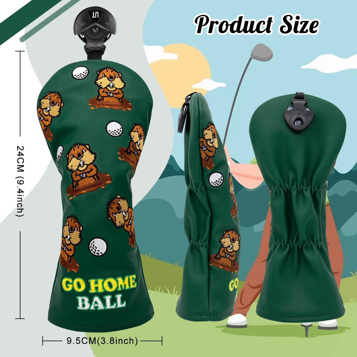 Capybara Golf Club Headcovers (Driver, Wood, Hybrid)β Fun, Durable, & Stylish! π¦ποΈββοΈ