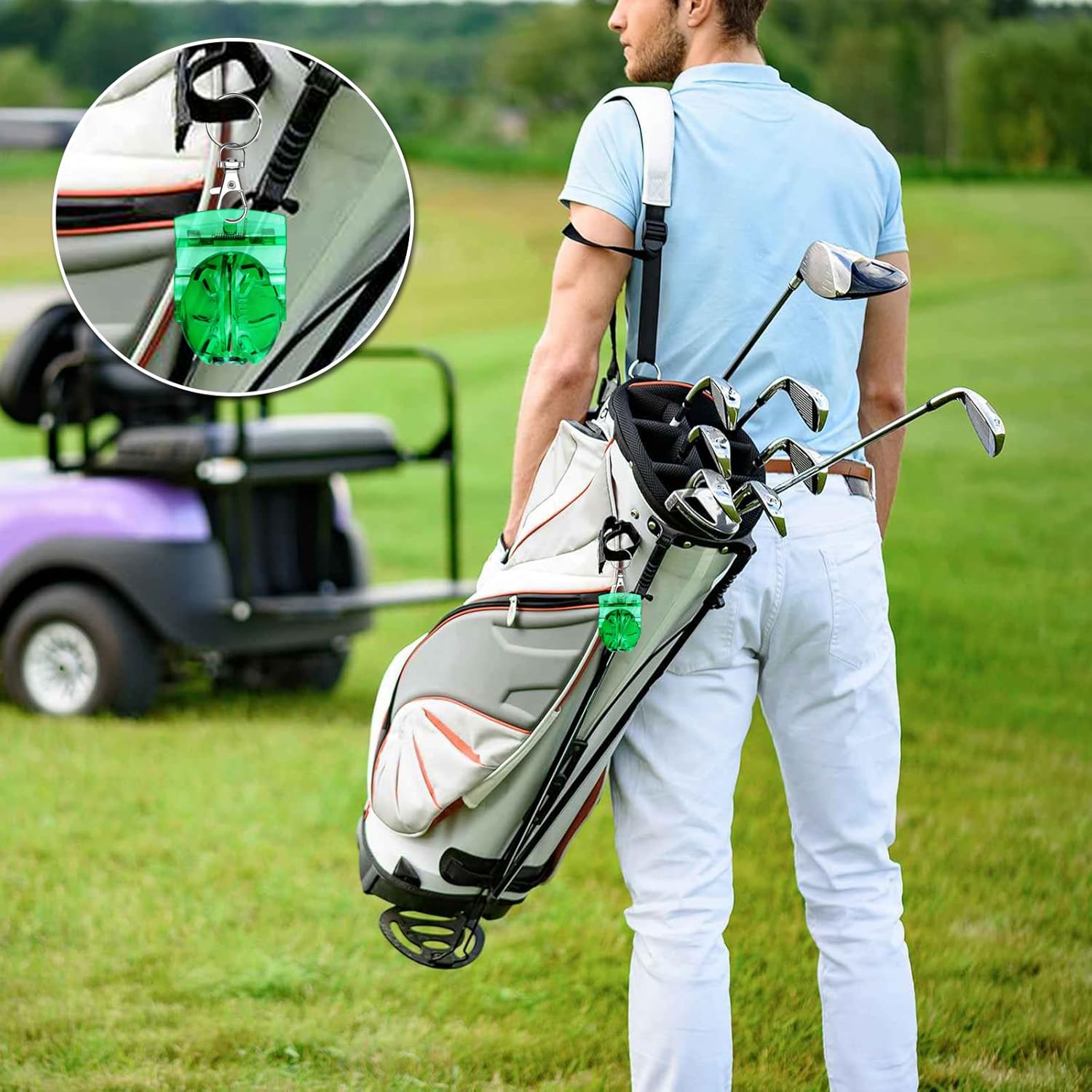 Precision Golf Ball Marker - Accurate Alignment for Perfect Putt, Durable, Easy-to-Use, and Portable