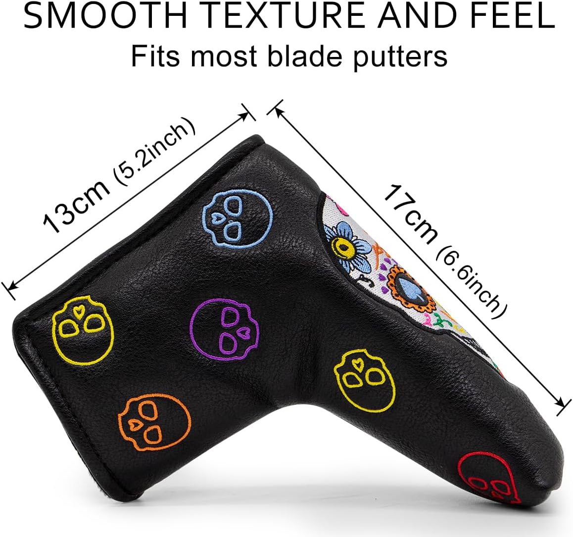 Sugar Skull Blade Putter Cover β Sweet Style, Soft Feel, and a Hole-in-One Fit! π¦ποΈββοΈ