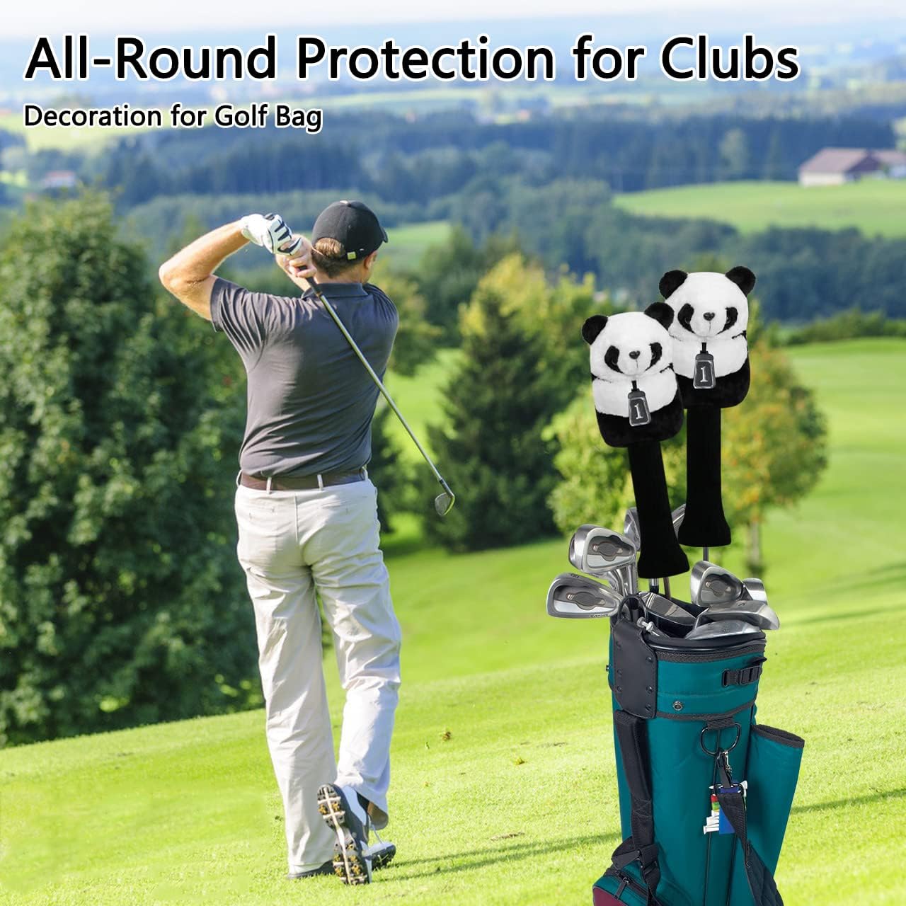 Panda Golf Driver Headcover β Fits 460CC, Stylish & Durable! πβπ¦Ί