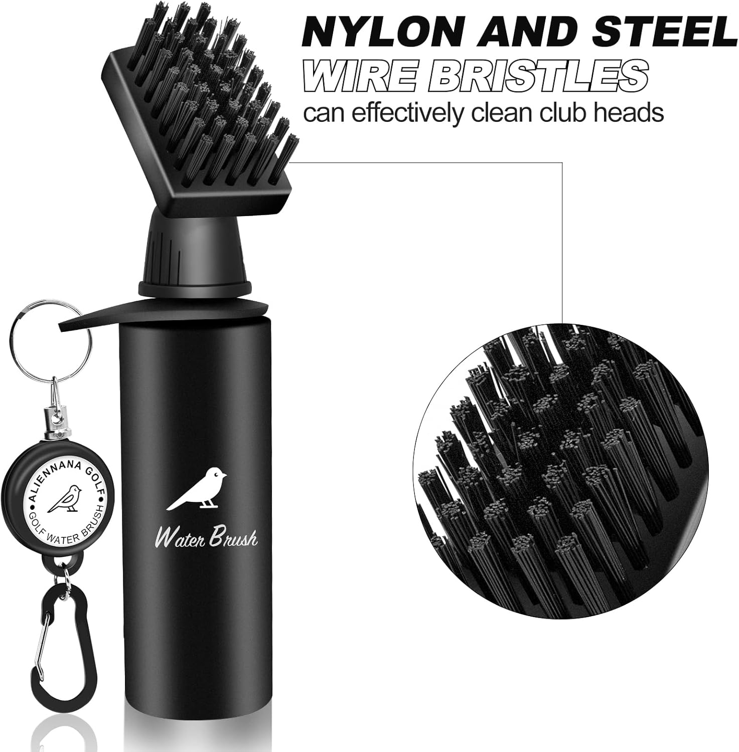 β³ Squeeze & Clean Golf Club Brush β Water Bottle + Brush Combo! ποΈββοΈπ§