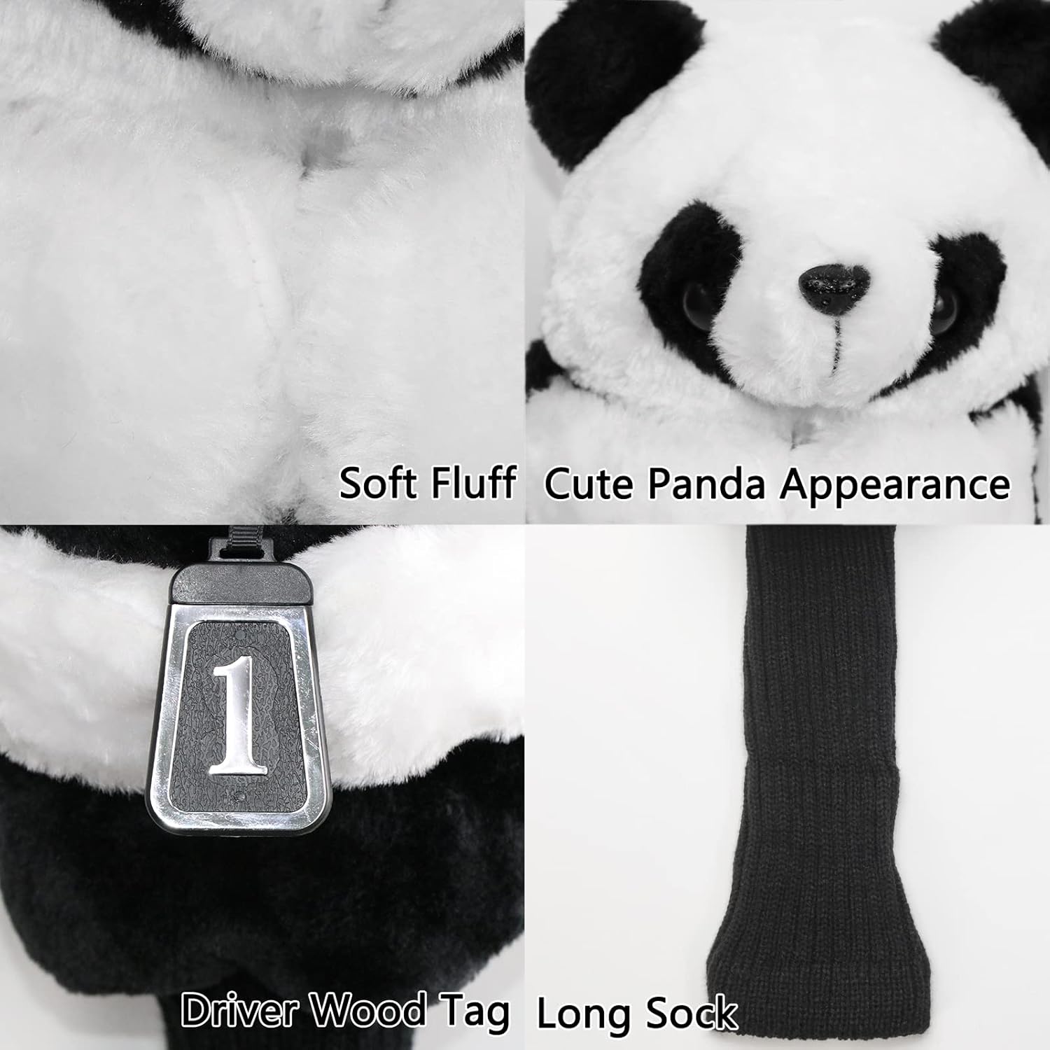 Panda Golf Driver Headcover β Fits 460CC, Stylish & Durable! πβπ¦Ί