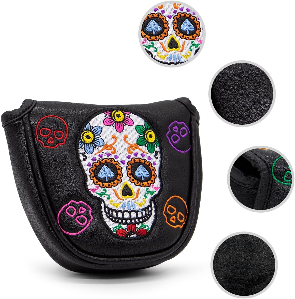 Sugar Skull Mallet Putter Cover β Sweet Style, Soft Feel, and a Hole-in-One Fit! π¦ποΈββοΈ