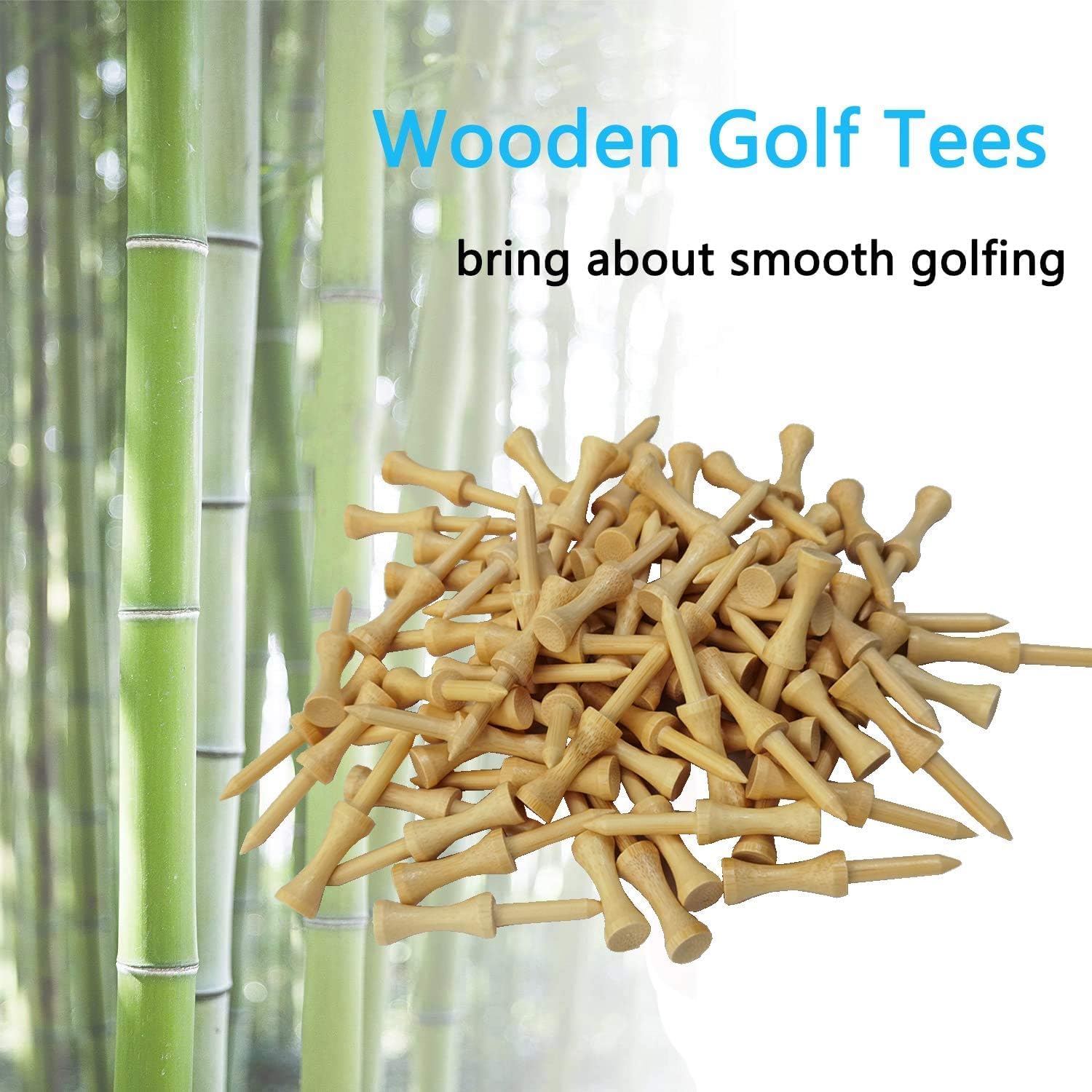 ⛳ Step Down Wooden Golf Tees – Eco-Friendly & Ready to Tee Off! 🌿🔥