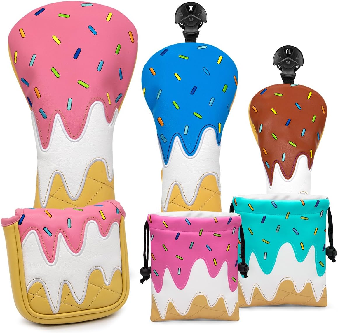 Ice Cream Golf Pouch– Bold, Stylish & Built for the Green! 🎉